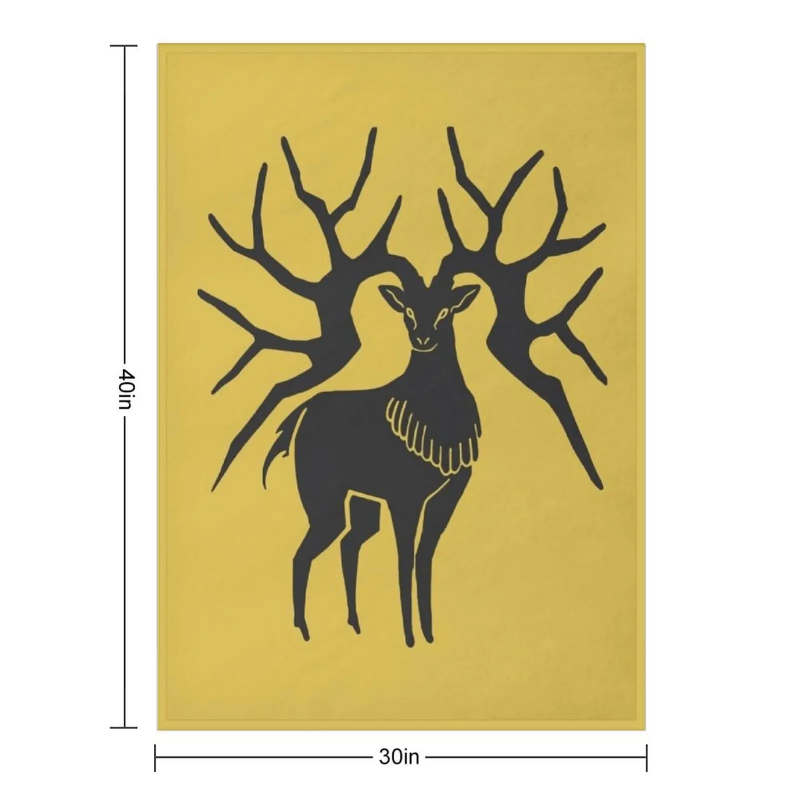 Fire Emblem?: Three Houses - Golden Deer Emblem [Colored] Throw Blanket Hairys decorative Soft Plaid Kid'S Blankets