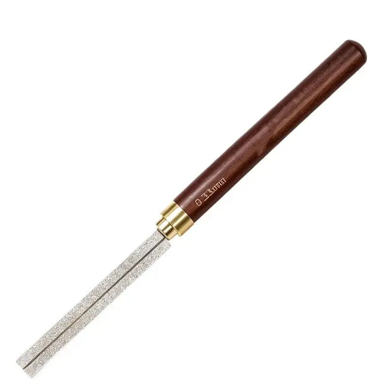 A07T-Guitar Nut Slotting File Style-Coated Nut Slotting File Size M02940 0.33Mm
