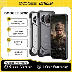 Global Version DOOGEE S200 5G Rugged Phone 12GB 256GB 6.72