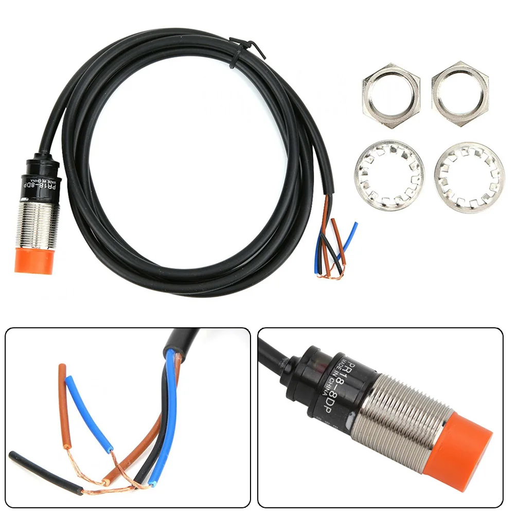 For BERM® Proximity Switch 200mA 3-Wire For BERM® Inductive Oil-proof PR18-8DP Proximity Sensor Proximity Switch