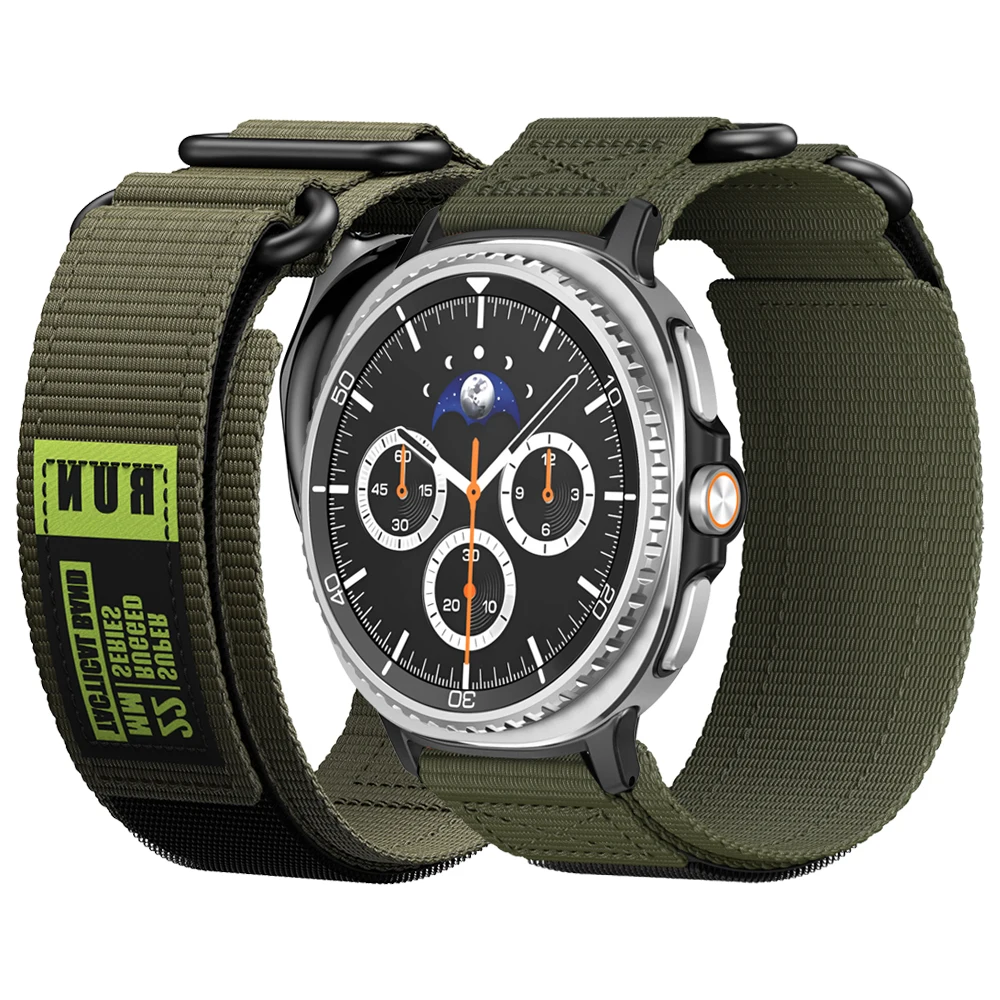Outdoor Sport Loop Nylonarmband für Samsung Galaxy Watch 8 Classic 46mm Taktisches Armband für Samsung Watch8 44mm / 40mm Armband