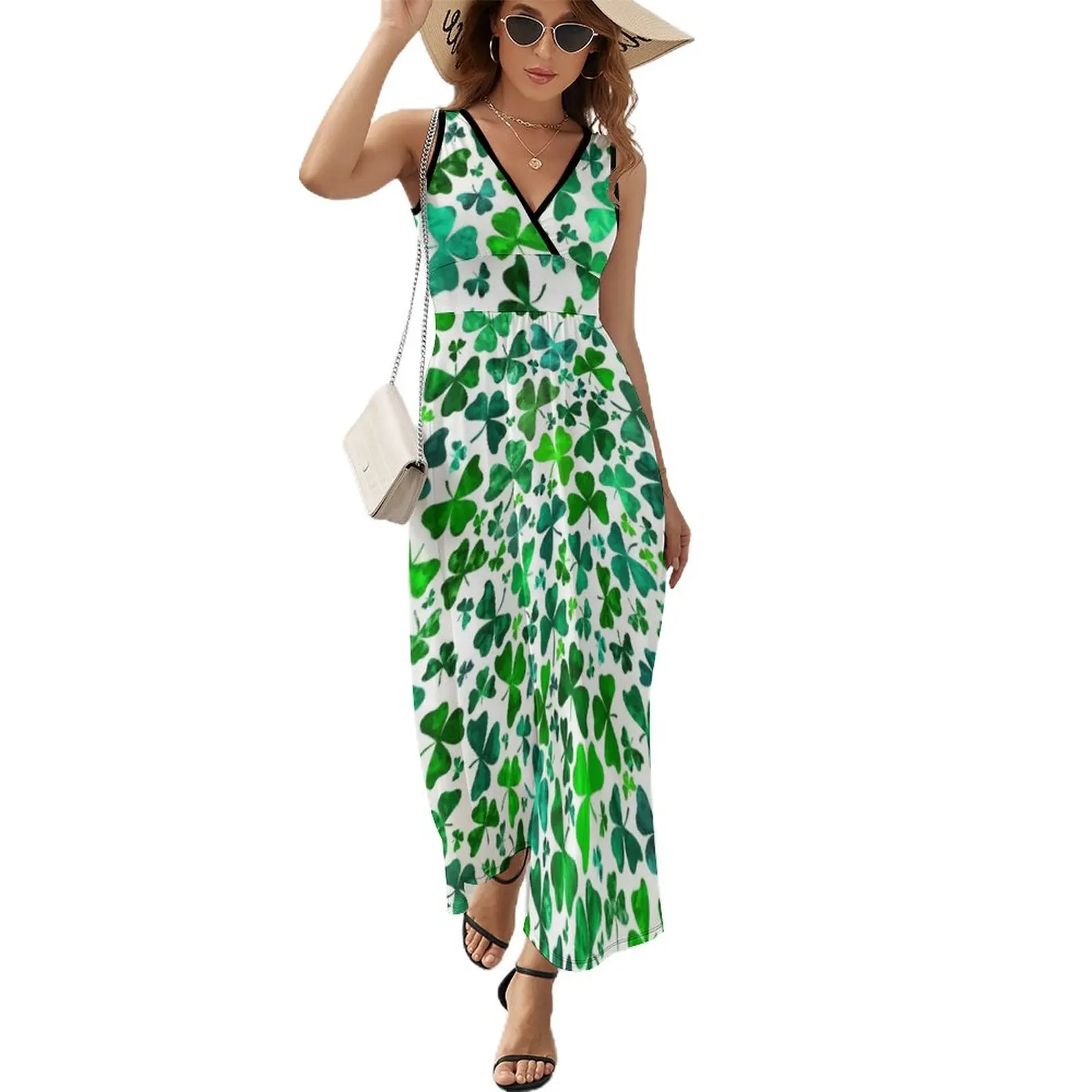 

Shamrocks Sleeveless Dress women's clothing summer 2024 novelties summer dress woman 2024