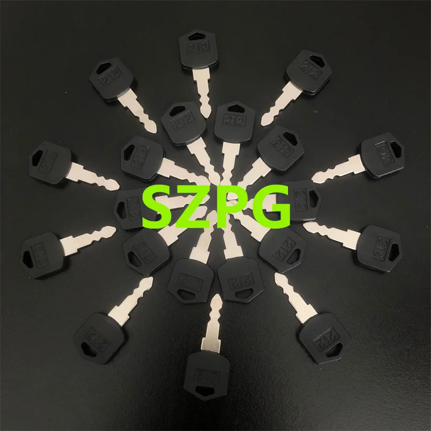 

5/10/20PCS D554212 Ignition Key Fit for Various Doosan Daewoo Forklift 212 Key