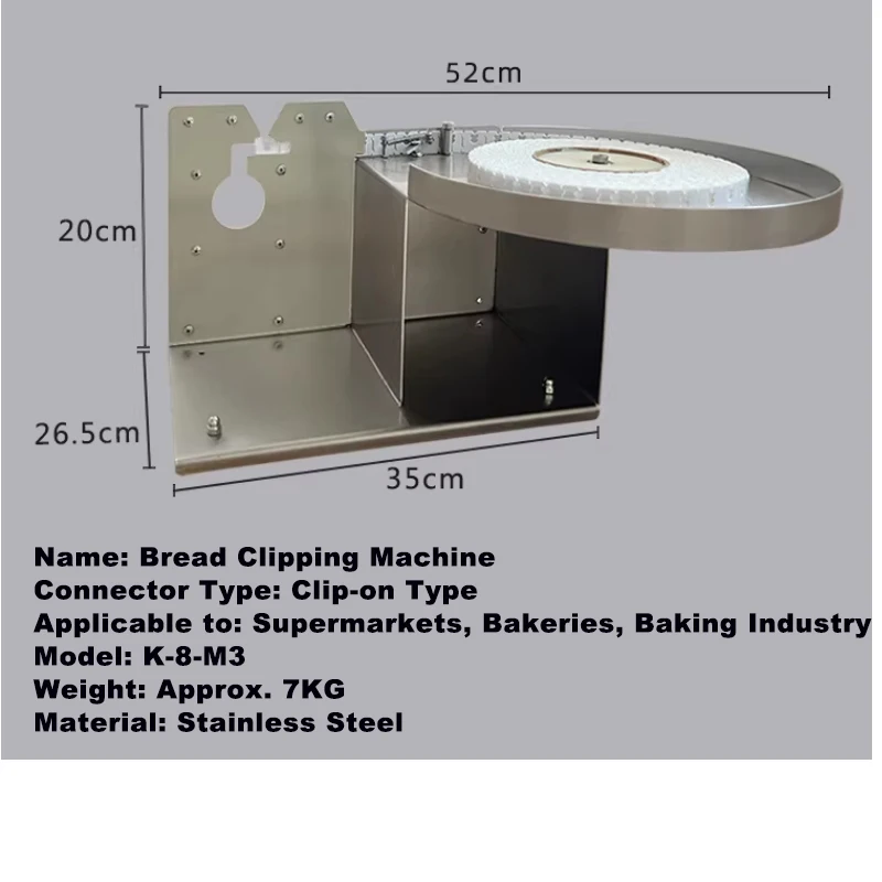 New Manual Bread Bakery Clip Packaging Machinery Snap-Closure Machine Manual Bread Bag Sealer Plastic Clip Packaging Machine view 2