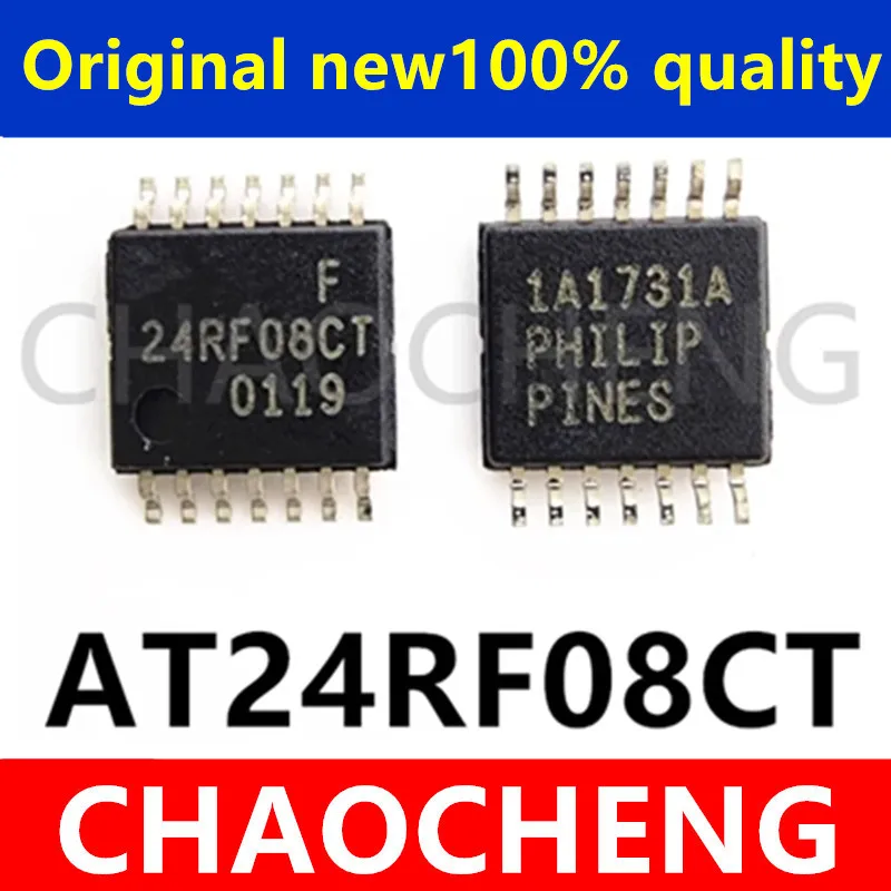 (2-5pcs)100% New AT24RF08CT TSSOP14  Chipset