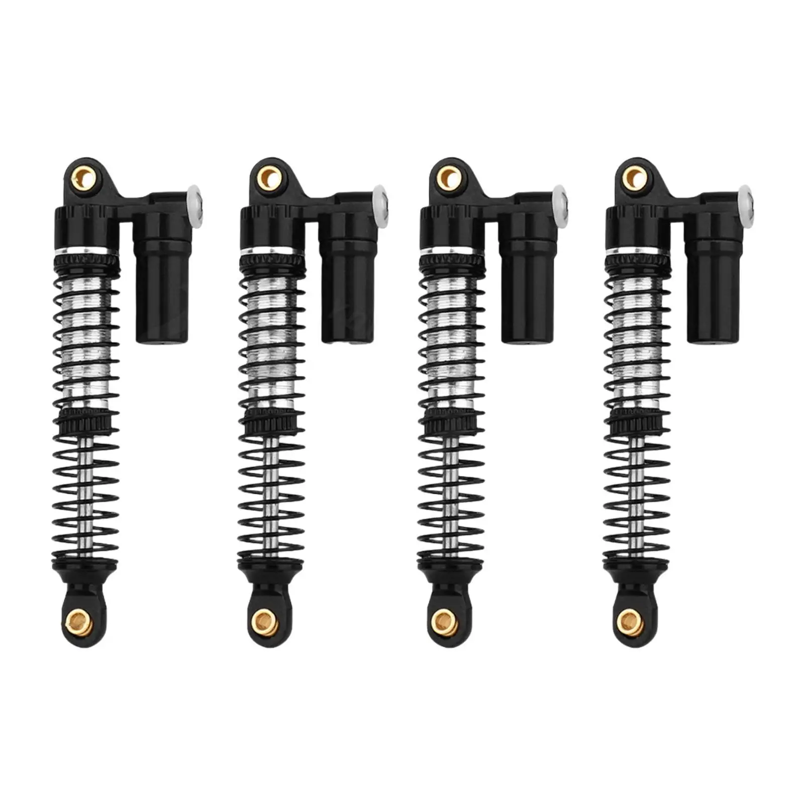 Aluminum Rear Shock Absorber Strong Load Bearing Flexible Oil Damper 1/18 RC Crawler TRX4M Shock Absorbers Replace Parts