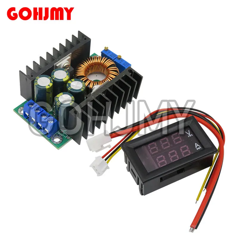 1PCS DC 9A 300W 150W Boost Converter Step Down Buck Converter Power module DC 0-100V 10A Digital Voltmeter Ammeter Dual Display