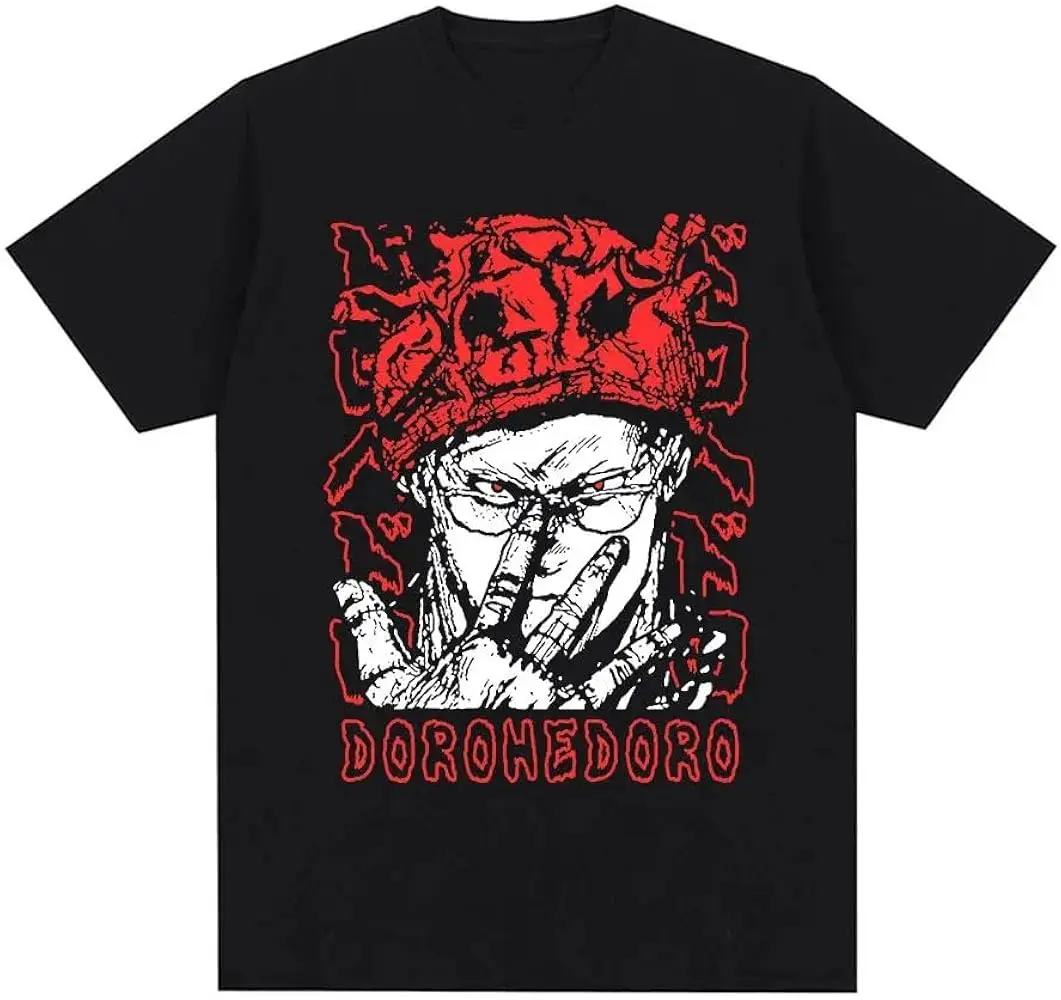 Japanese-Anime-Dorohedoro-T-Shrit-90Manga-Shin-Kaiman-Print-Short-Sleeve-T-shirtMen-Women