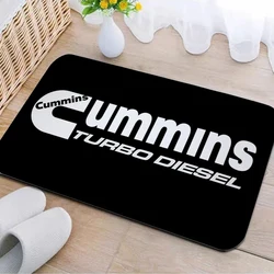 Cummins Entrance Door Mats Flannel Soft Living Room Carpet Hallway Doormats Floor Rugs Non-slip Washable Bathroom Mat Welcome
