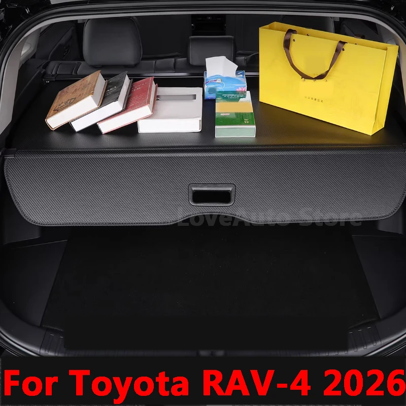 

Для Toyota RAV4 RAV-4 XA60 2026: Шторка-перегородка для багажника, защитная шторка для задних полок, аксессуары для хранения и защиты в автомобиле