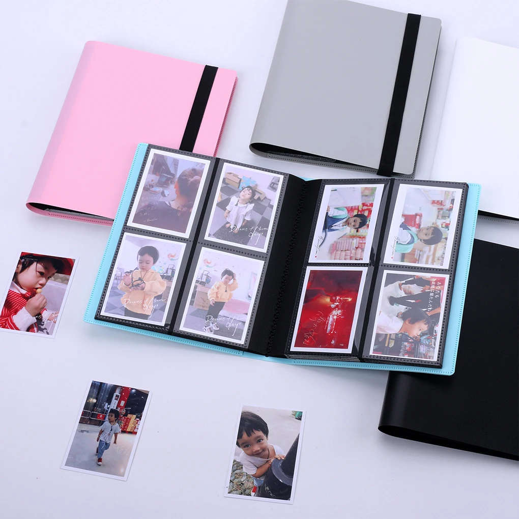 Stylish Card Album For Preserving Precious Moments Postcard Album Photo Album Classic Memory Keeper silver gray 3 inches 432