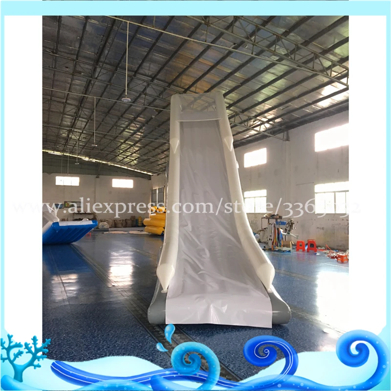 Hot Sale Inflatable Water Yacht Slide Wahoo Inflatable Slide Game Play On Water Big Water Inflatable Slide