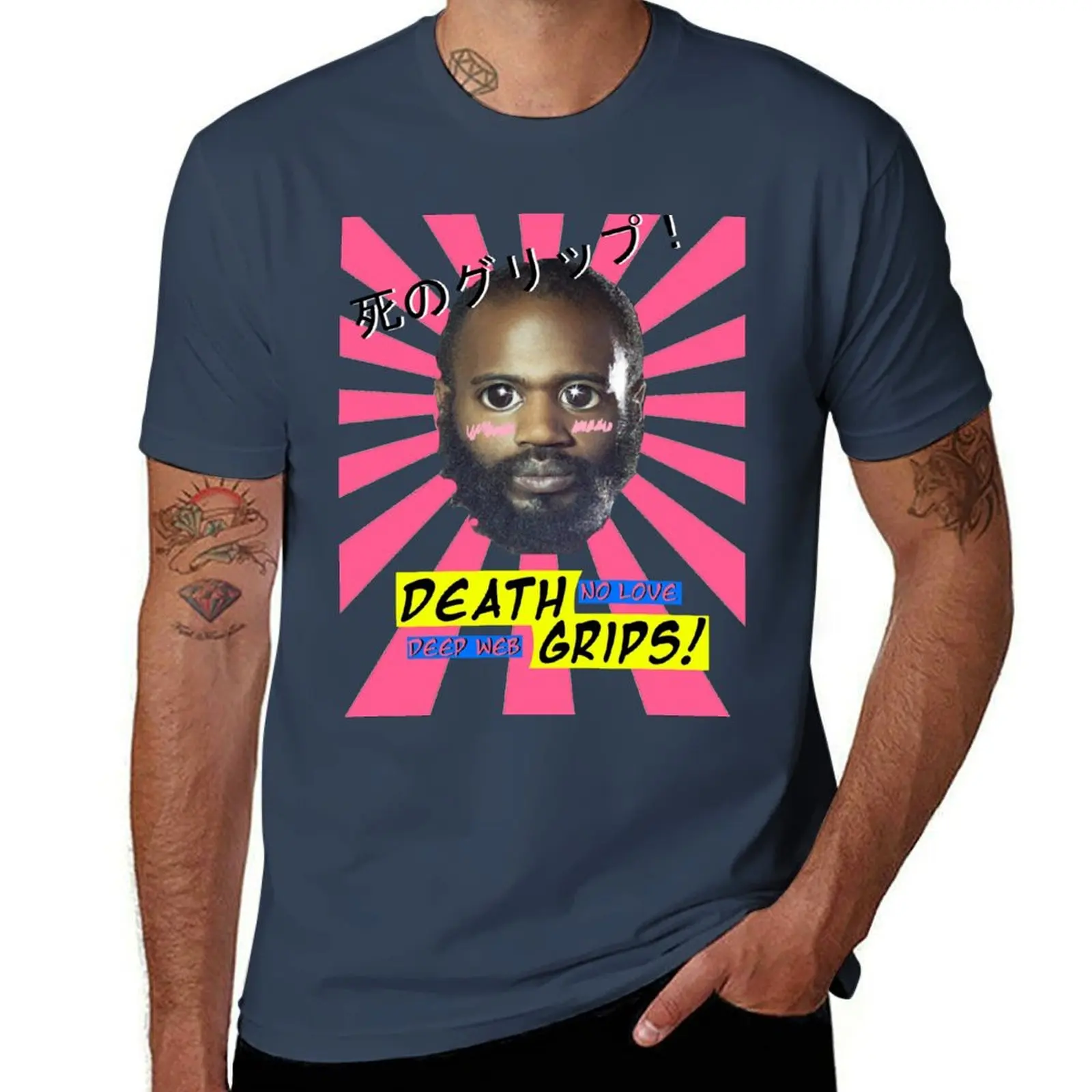 

Death Grips - No Love Desu Web T-Shirt boys animal print graphic t shirts fitted t shirts for men
