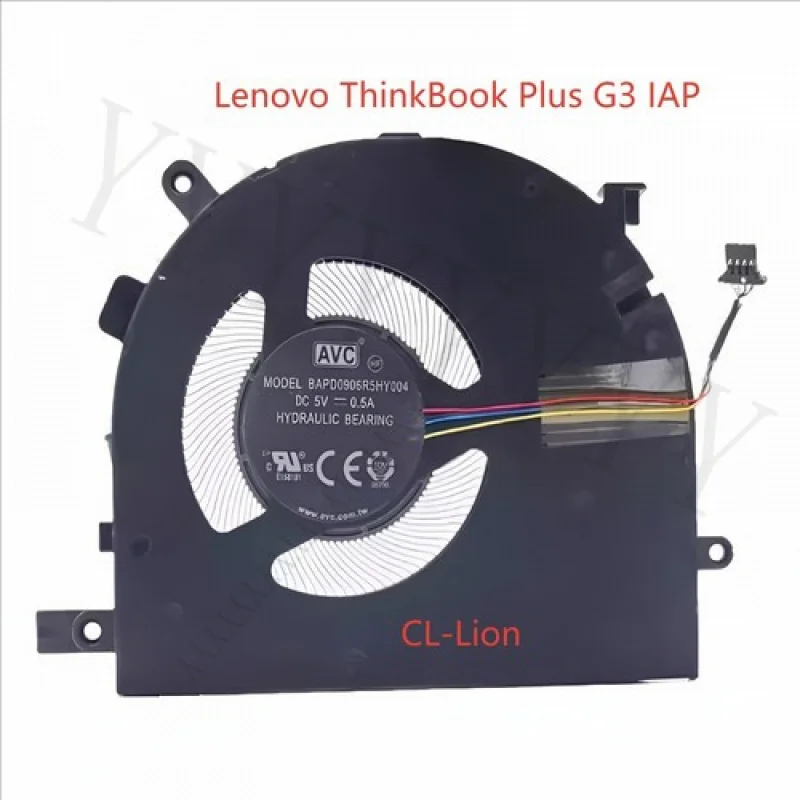 

Q+ New For Cooling Fan Lenovo ThinkBook Plus G3 IAP 21EL 5F10S14061 DC5V 0.5A