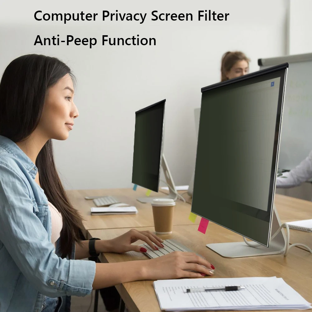 فلتر خصوصية للشاشة لشاشة الكمبيوتر ، واقي خصوصية ، مضاد للضوء الأزرق ، مانع للوهج ، شاشة نسبة العرض إلى الارتفاع ، غطاء خصوصية ، 24 بوصة