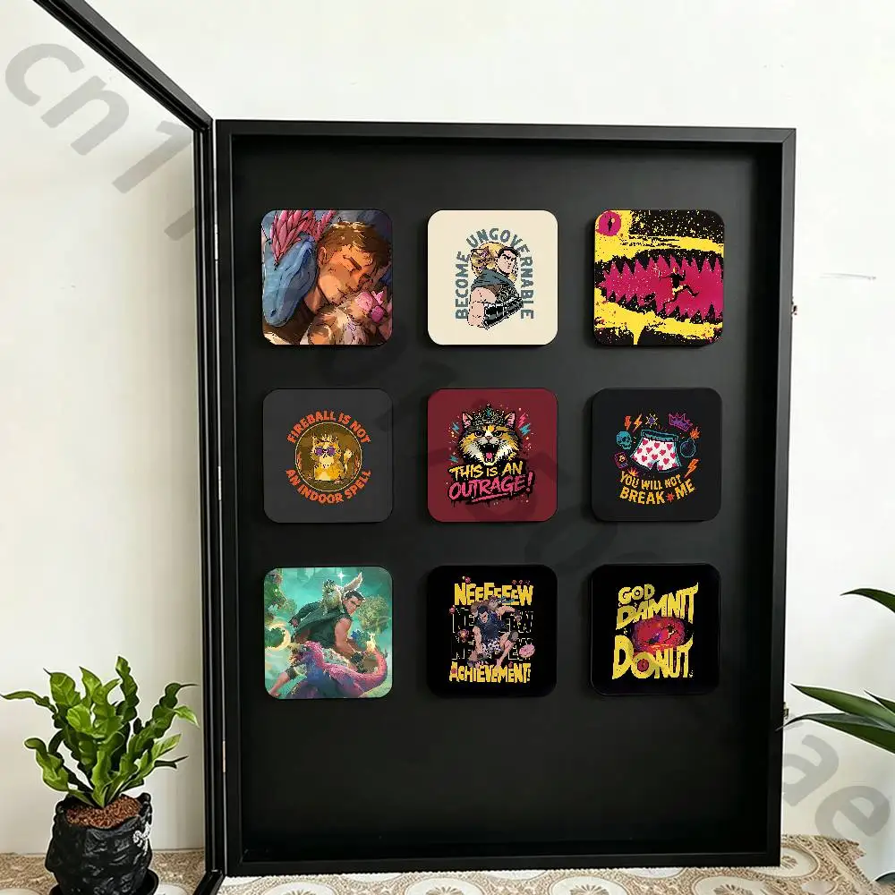 Dungeon Crawler Carl  Fridge Magnets Round Magnetic Refrigerator Decoration Memorial Gifts Wedding Favors