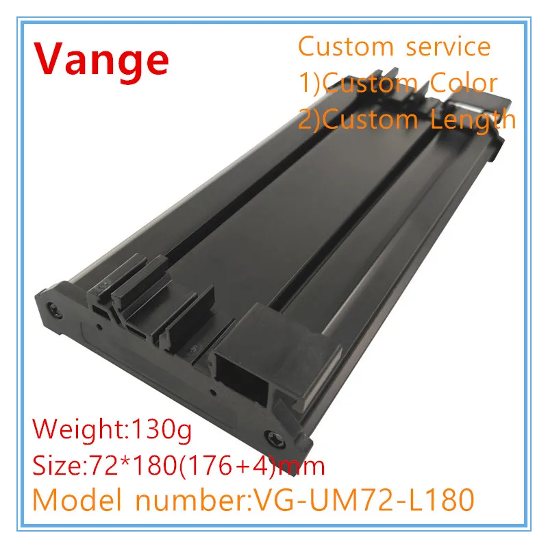 Vange DIN Rail 35mm Module Bracket Junction Box UM72 72*180mm PA Panels PVC Enclosure
