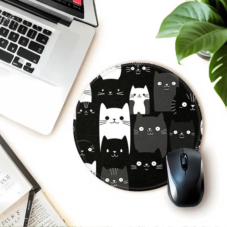 

Cute Cat Lovely rubber 1pc Mouse Pad office Pad Keyboard Mouse Pad Game Console Pad Computer Laptop Pad Desk accessories
