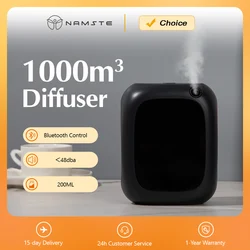 NAMSTE-difusor de fragancia aromático eléctrico para el hogar, ambientador profesional de 1500m, aromático, para hoteles, con Bluetooth inteligente