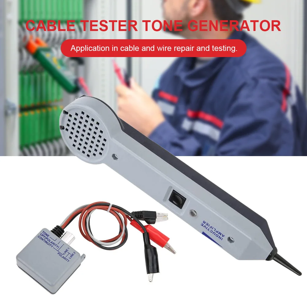 200EP Cable Tester Tone Generator High Accuracy Cable Toner Detector Finder Tester Insulation Probe for Network Cables Collation