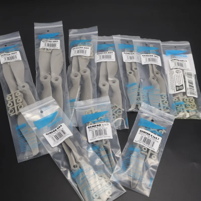Hélice de nylon Gemfan APC 5x 5/6x 4/7x 5/8x 4/9x 6/10x 5/10x6E Hélice de aeronave modelo RC
