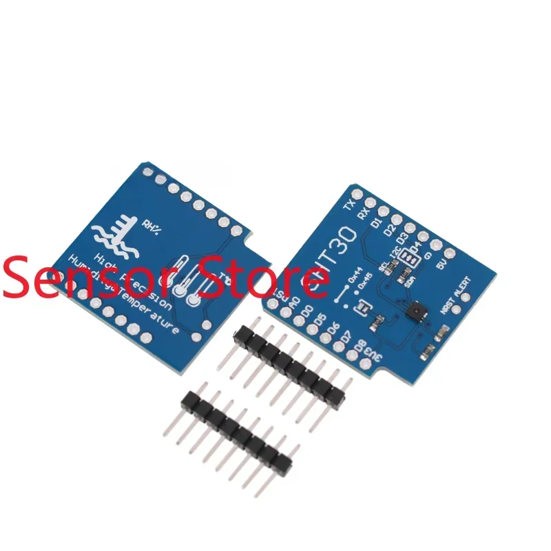 5PCS SHT30 Temperature And Humidity Sensor Module I2C Communication    Expansion Version FOR D1 MINI
