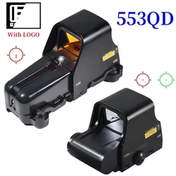 E*t*ch 553 Red Green Dot Holographic Sight Hunting Reflex Dot Quick Disassembly Sight Tactical Scope Collimator