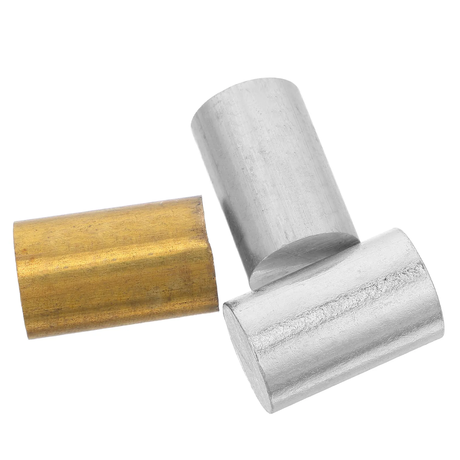 3Pcs Physical Science Teaching Density Blocks Copper Iron Aluminum Cylinders Metal Sample Set Classroom Experiment Lab Supplies