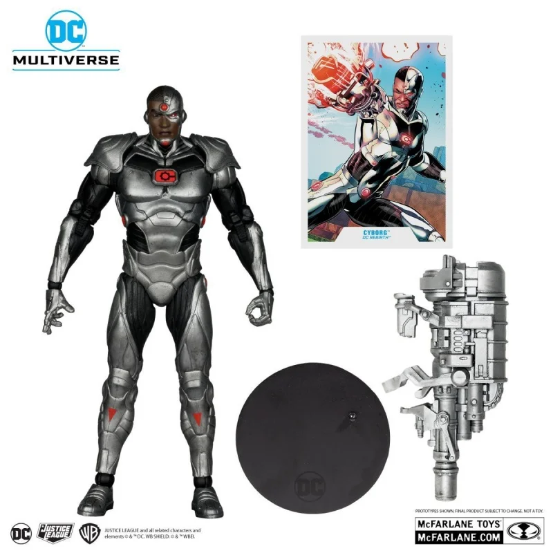 

New Genuine Dc Comic Cyborg Joint Mobility Model Toys Holiday Gift Desktop Ornament Collectibles In Stock ﻿ ﻿