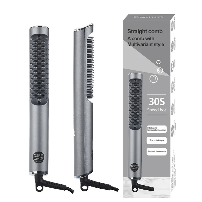 Desain Lucu Portabel Pelurus Rambut Modis Gadis Besi Seperti Penata Rambut Cepat PTC Pemanas Pengeriting Rambut Lampu Indikator LED