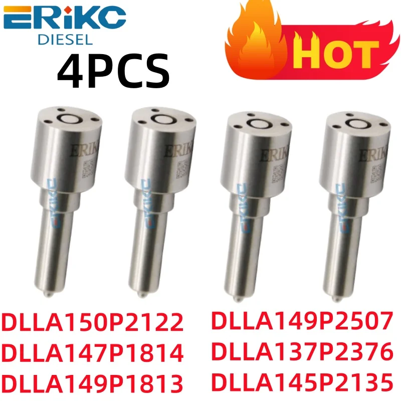 4pc DLLA150P2122 DLLA147P1814 DLLA149P1813  Common Rail Injector Nozzle Sprayer DLLA149P2507 DLLA137P2376 DLLA145P2135