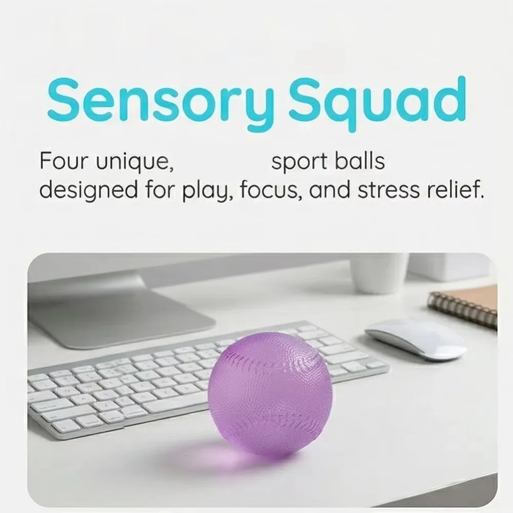 Football Maltose Fidget Toy Relieve Anxiety Release Emotion Squeeze Basketball Toy Soft & Durable ​​Non-Toxic & Safe​​