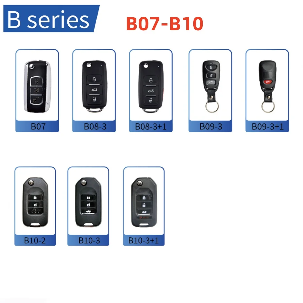 

5 pieces /lot KEYDIY KD Universal Car Flip Remote Wired Key B07 B08-3 B09-3 B09 3+1 B10 2 B10 2+1 B10 3+1