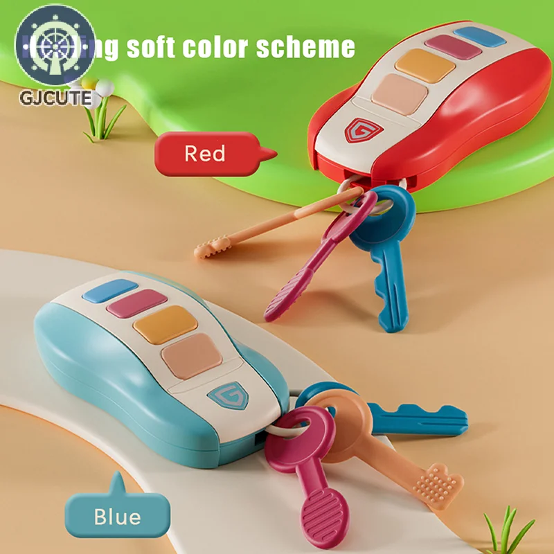 

Educational Pretend Play Toy with Music; Simulated Car Key Design; Ideal Gift for Kids
