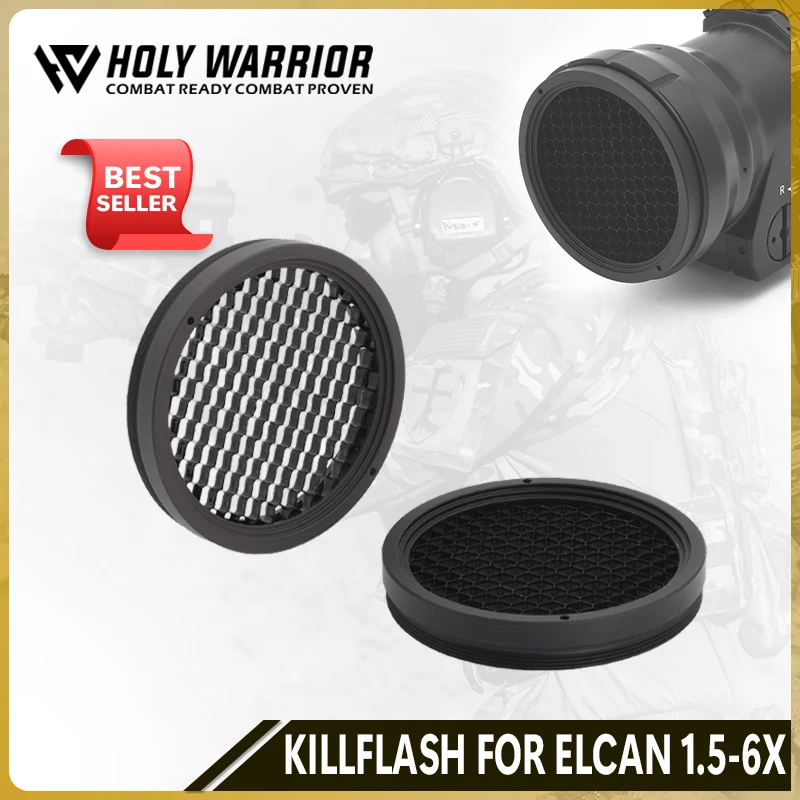 

Holy Warrior Aluminum Material CNC TECH Killflash Anti-Reflection Device for Elcan 1.5x/6x Optical Sight