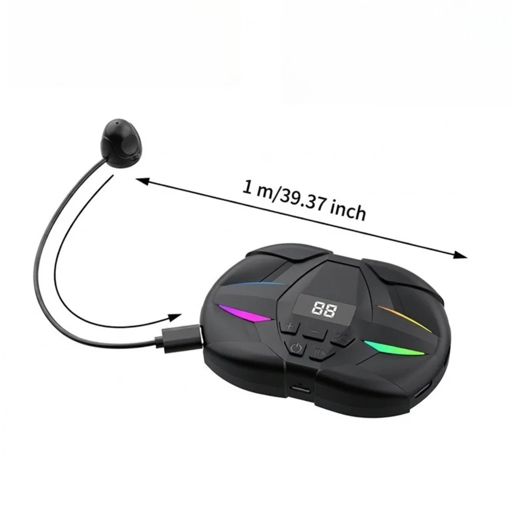 Auto For Clicker for Smartphone Tablet Adjustable 199 Click Intervals Silent LED Screen Display 1m Long ABS Cable Compatible