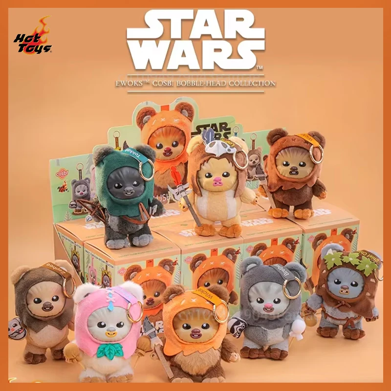 

Hot Toys Star Wars Ewok Cosbi Fluffy Blind Box Toy Bag Charm Decoration Cute Gift For Girl Birthday Present