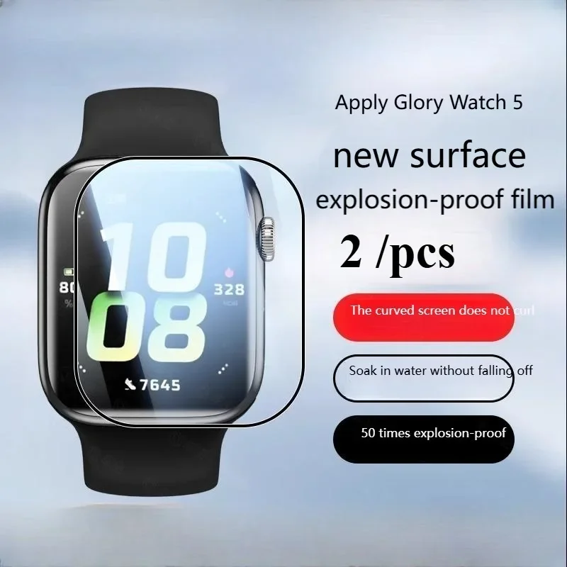 

9H Tempered Glass For Honor Watch 5 Accessories Screen Protector Glass Ultra-HD Clear Anti-scratch Film For Honor Watch 5