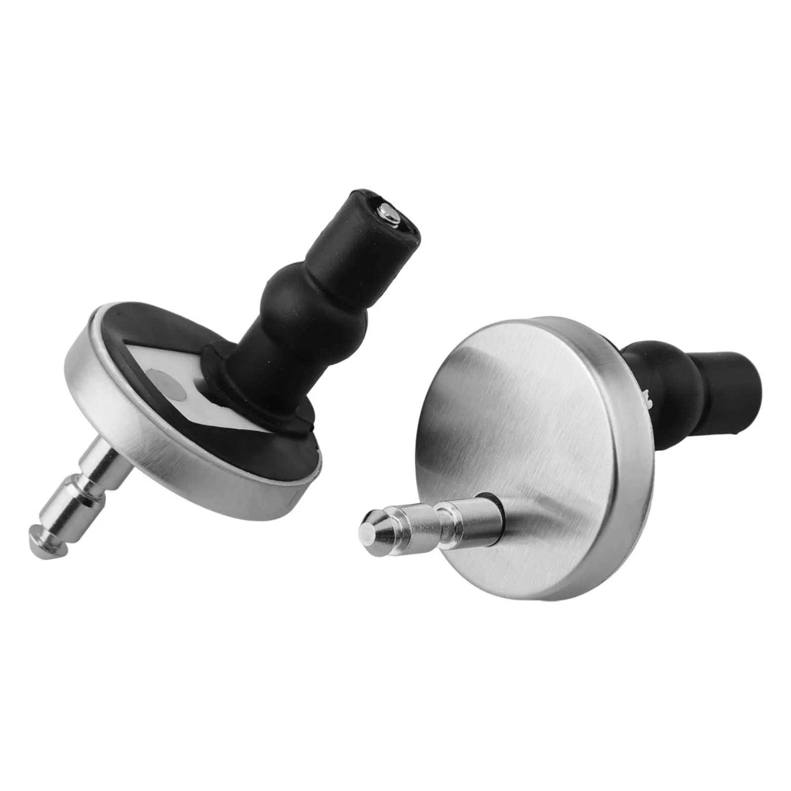 2szt Zawiasy do desek sedesowych Miękkie zwalnianie Szybkie dopasowanie Zamiennik Uniwersalne deski sedesowe ze stali nierdzewnej Zawias górny Sprzęt domowy