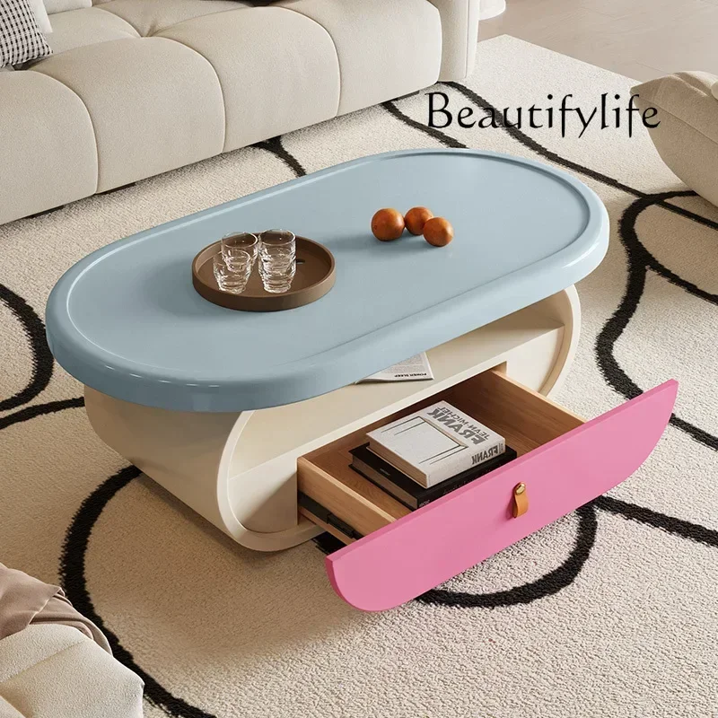 z.56 Tavolino in legno massello Tavolino da tè moderno e semplice, soggiorno domestico nordico. Tavolino da caffè per piccoli appartamenti