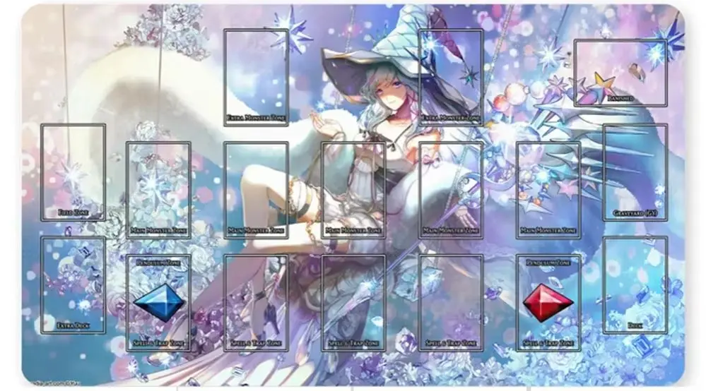 

YuGiOh Playmat Коврик для карточных игр Игровые коврики Совместимы с OCG + бесплатная сумка - ygo (58)