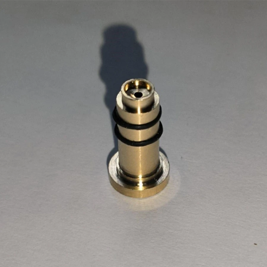 Messing Kupfer Gas Düse Adapter Für Dunhill Kleid/Rollagas Leichter Wiederverwendbare Aufblasbare Kopf Mit Anti Gas Leck Gummi O-Ring