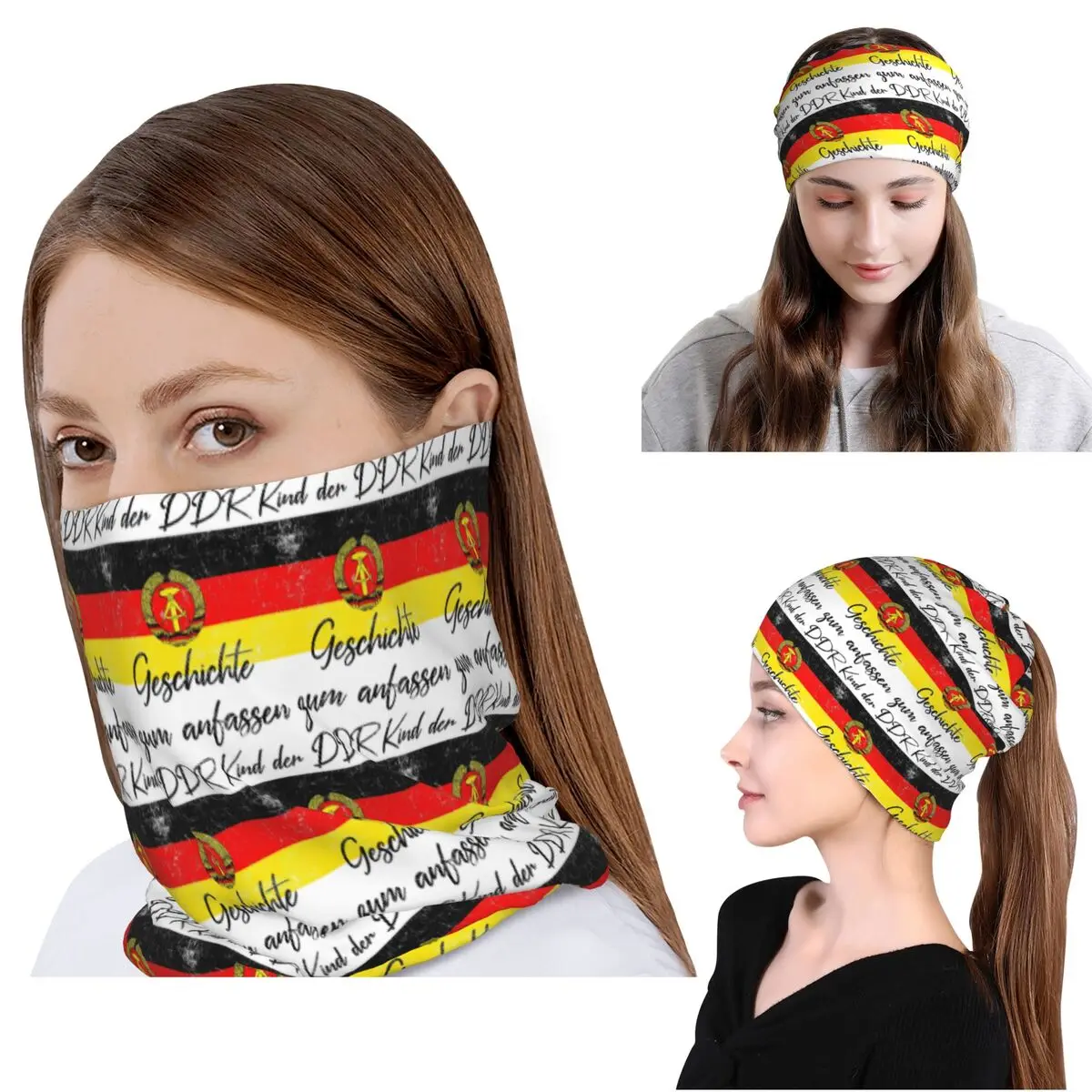 

Child Of The GDR Wallfall November 9, 1989 Bandana Neck Gaiter Wrap Scarf Multifunction Headwear Beanies Hat Unisex Adult