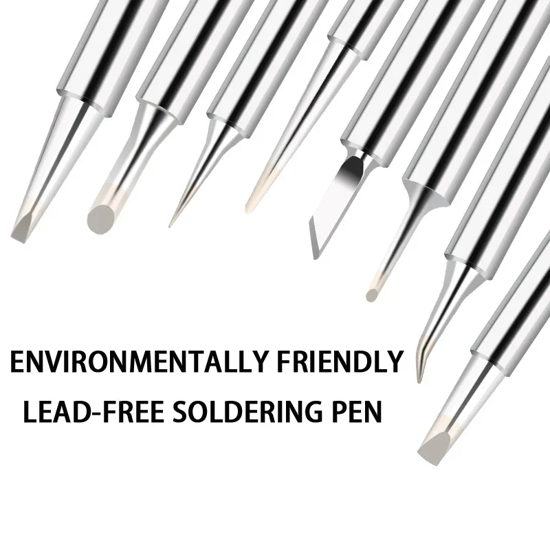 Soldering Iron Tips 5packs 900M-T Series K/SK/B/I/IS/1C/2C/3C/4C/2.4D/3.2D Lead-Free Welding Head BGA Soldering Tool Accessories