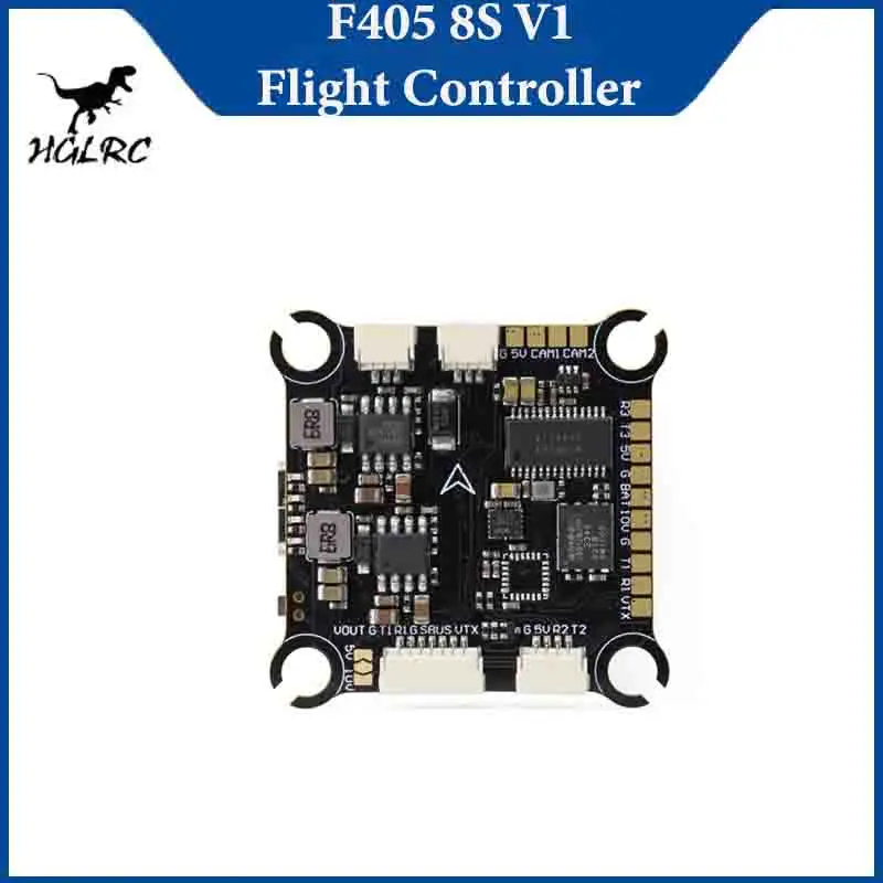 HGLRC F405 8S V1 Flight Controller for FPV Racing Freestyle Drones Accessories RC
