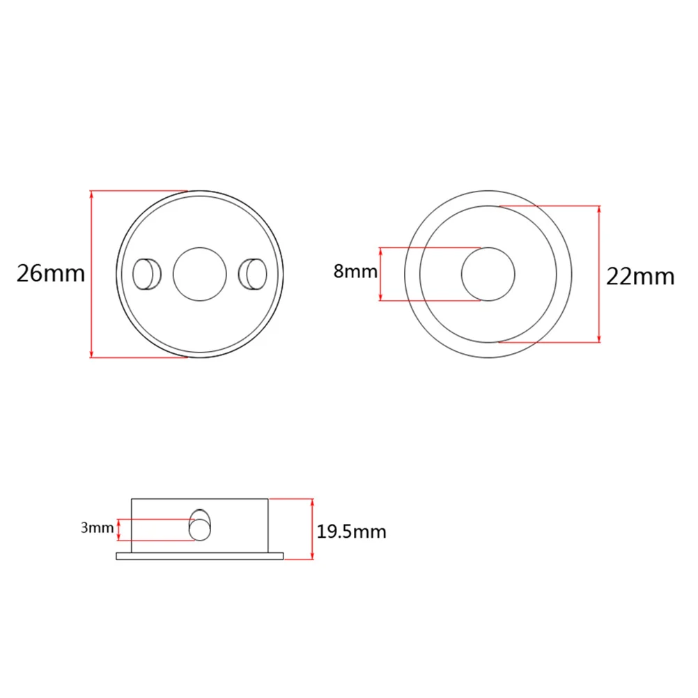 

Guitar Jack Plate Set Metal Durable Replacement Fits Metric Threaded 635mm Jack Sockets for Electric Guitar