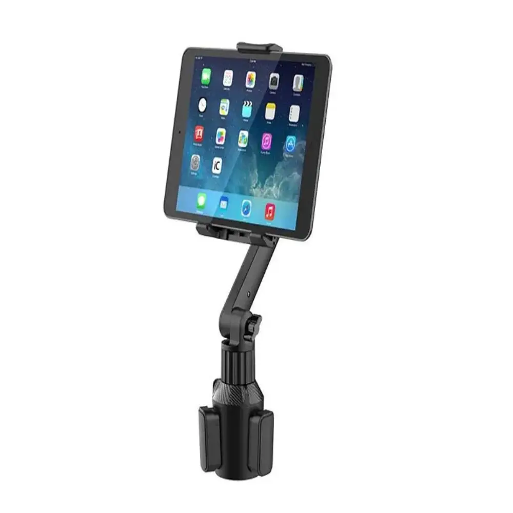 Cup Holder Tablet Mount, Tablet Car Cradle Holder Made Compatible for 2022 iPad Pro New Air iPad Mini Samsung Galaxy Tab S8 S7