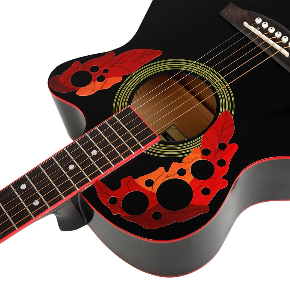 

Brand New Guitar Sticker Sound Hole Sticker Beautiful Eye-catching Guitar Pickguard Sound Hole Sticker Musical Instruments