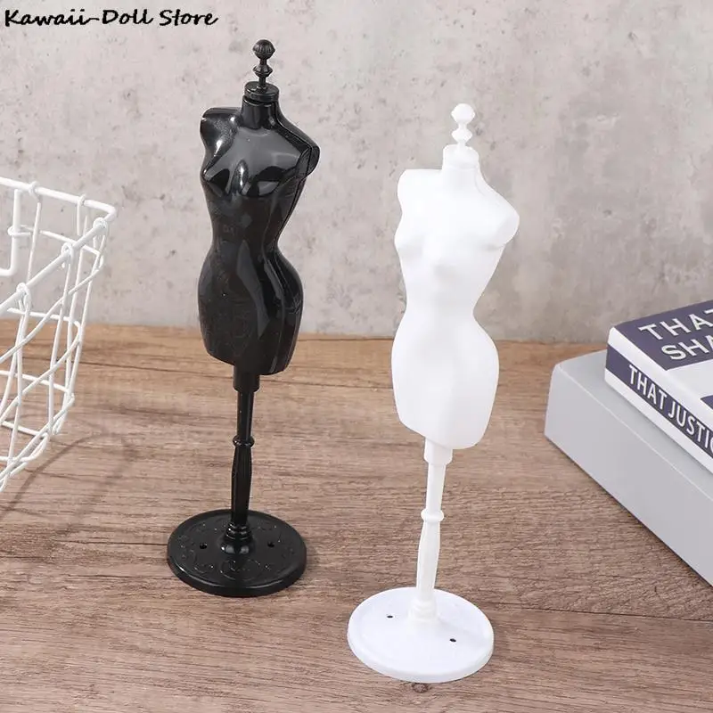 1Set 1:6 Dollhouse Miniature Mannequin Coat Hanger Skirt Support Wedding Mannequin Stand Humanoid Model Toy