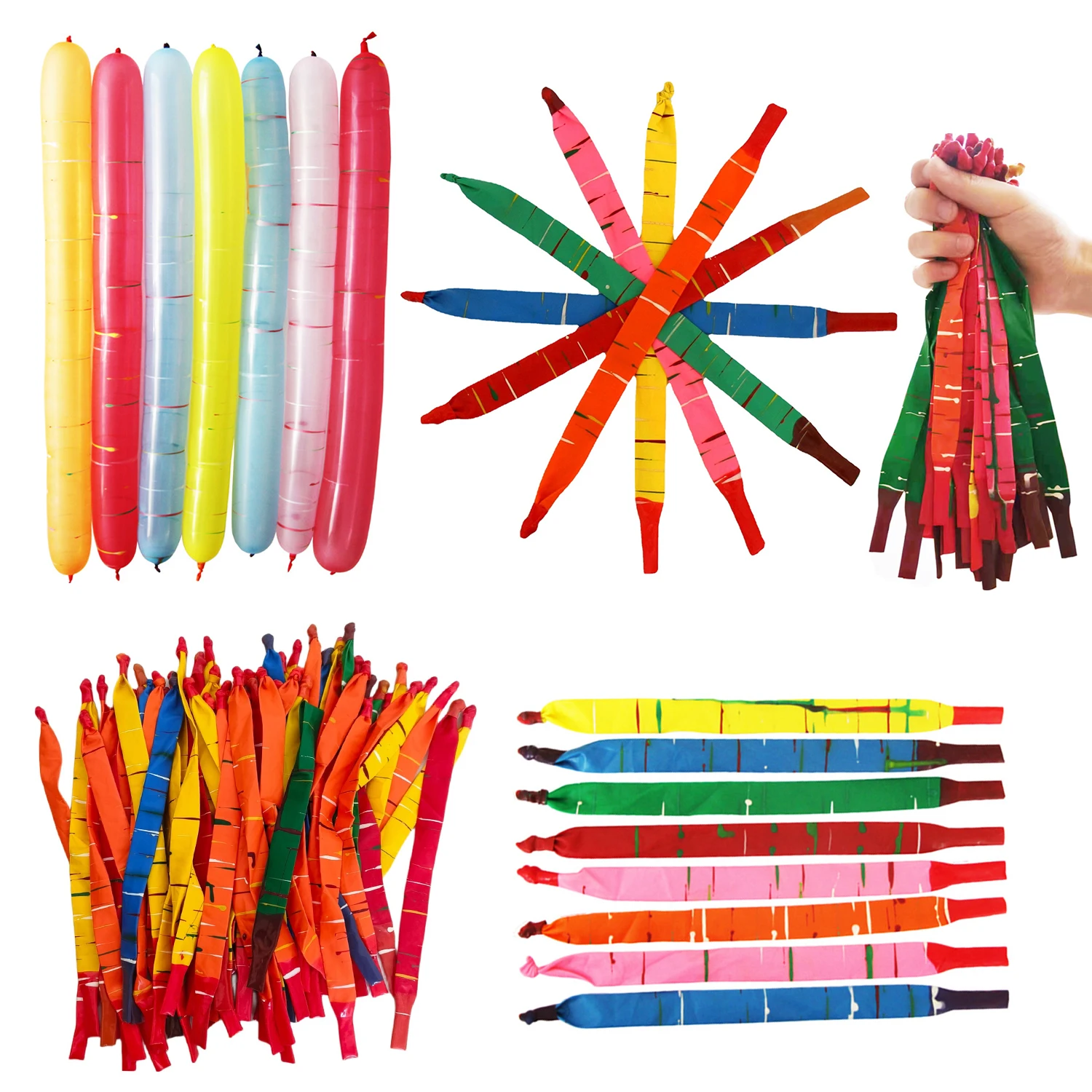 

Rocket balloons, small balloons that can fly and bark, parent-child interactive toys, long balloons